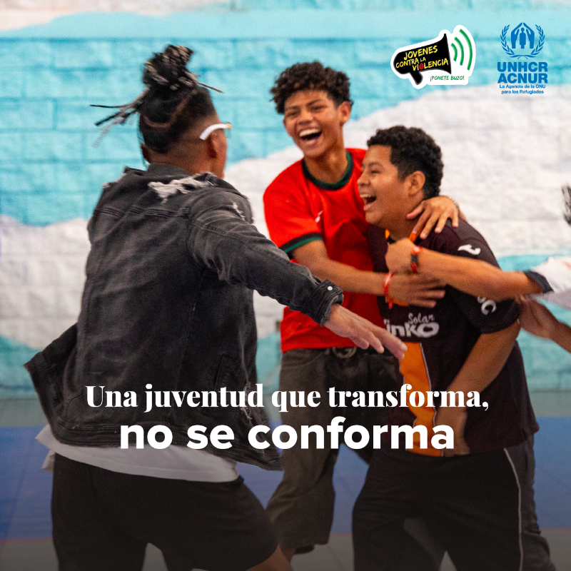 ACNURhonduras's tweet photo. Hoy celebramos a esas juventudes👨🏾‍🦱👩🏾 que frente a la violencia eligen transformar su entorno con talento, creatividad y esperanza🤩 y construyen un futuro sin miedo.

@JCV_Honduras

#DíaDeLaJuventud