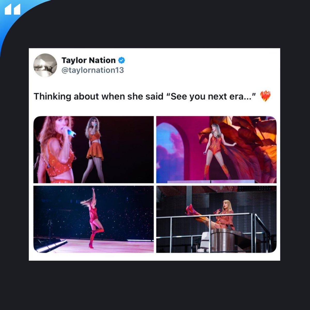 🚨 Taylor Swift’s official social team seemingly references the “Lando Norris era” in a new post.
