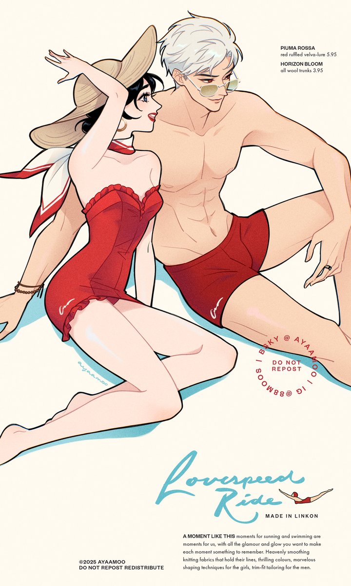 SylusMC x Vintage Swimwear Ad ⛱️🕶️

#LoveandDeepspace #LoveandDeepspaceHeartwave