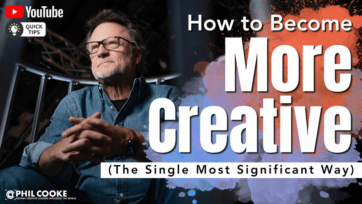PhilCooke's tweet image. Here's how to get it done: How to Be More Creative (The Single Most Significant Way) youtu.be/lqwUZi33FBc?si… via @YouTube #becreative #creativityUnleashed