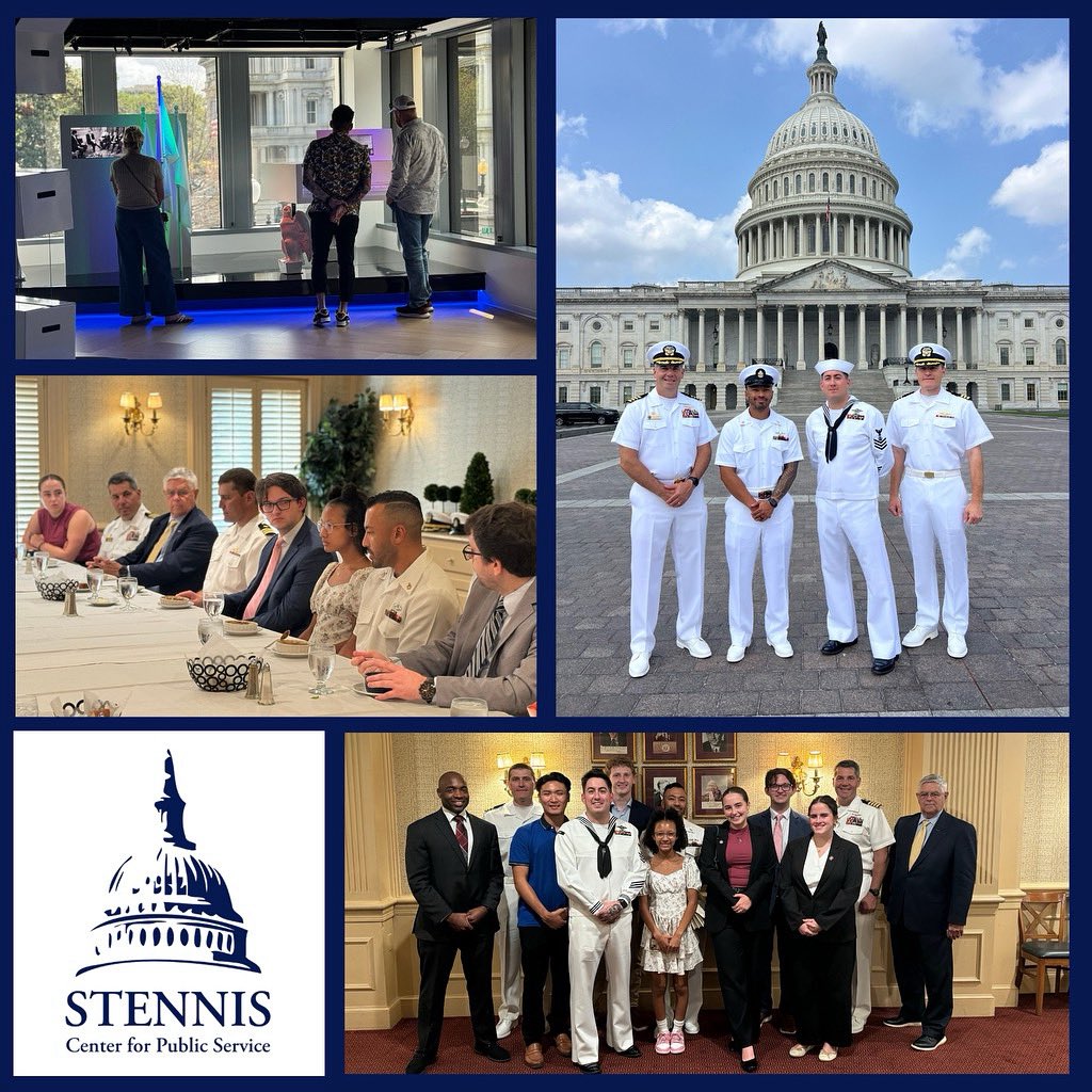 Stennis interns met with USS JFK (CVN-79) leaders for lunch &amp; leadership insights, followed by a Capitol tour. Grateful for the inspiration! 
#LeadershipInAction #USNavy #StennisInterns