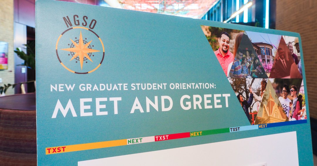 ⏰ Don’t forget about our San Marcos NGSO: Meet and Greet tomorrow! It’s time to begin your higher education journey...
- Browse university-wide student resources
- Meet new graduate students
- Enjoy games and enter to win raffle prizes
🔗ow.ly/spTP50WhNHS