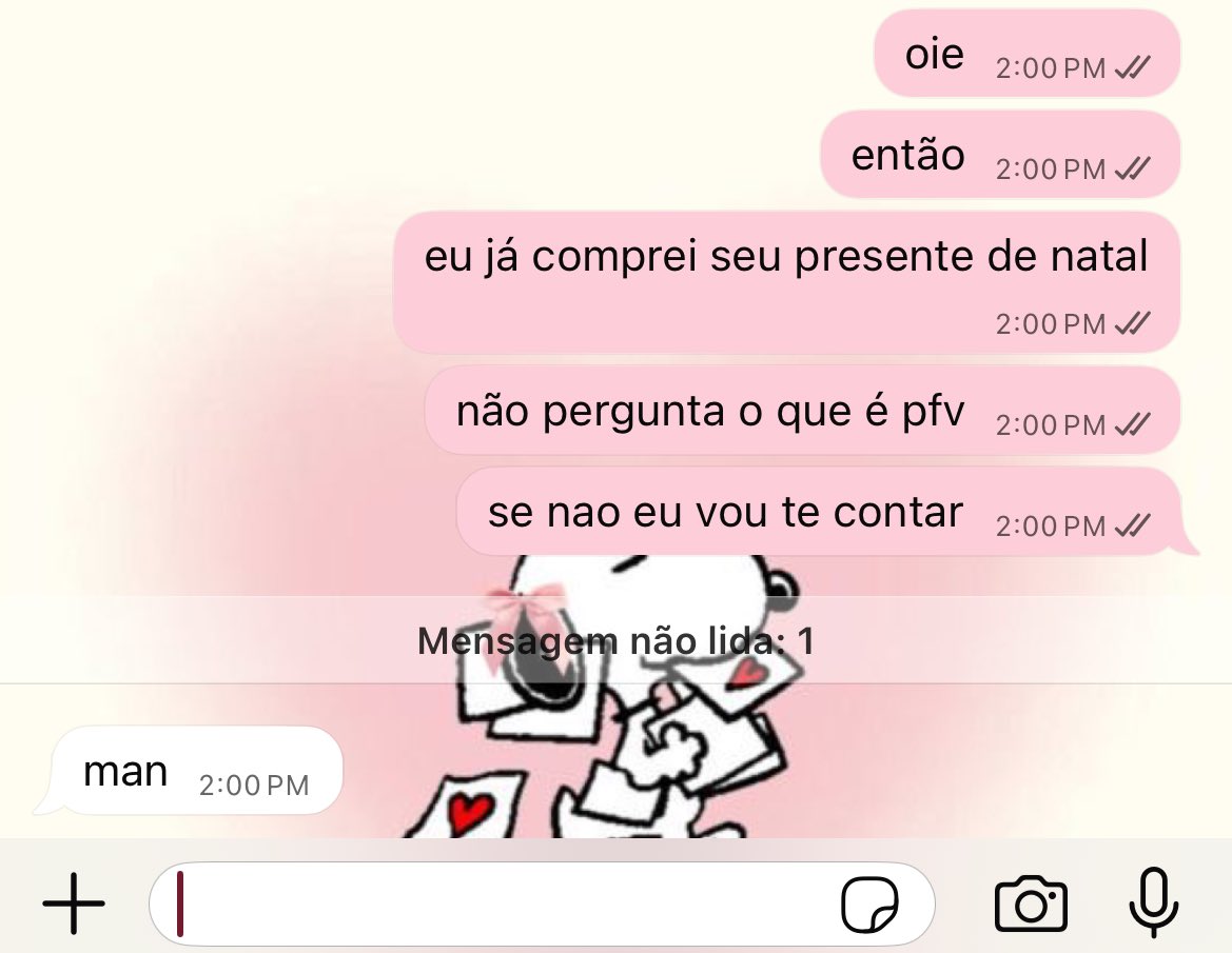 pq nos pessoas com linguagem do amor de presente...