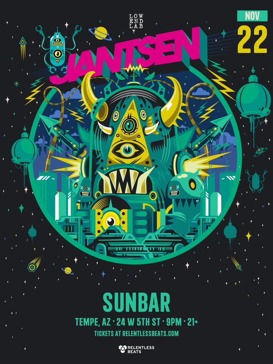 RelentlessBeats's tweet photo. #JustAnnounced: @jantsenmusic is bringing the heavy heat to Sunbar on November 22 π Brace yourself for a night of face-melting drops and nonstop bass energy.
Tickets on sale now β https://t.co/coEmXfvnHr ποΈ
#Jantsen #Sunbar #RelentlessBeats https://t.co/5pmebiZMnr