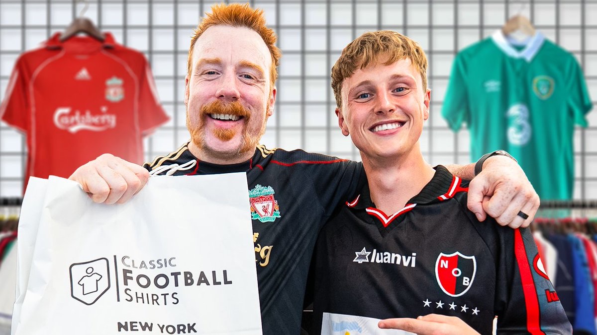 NEW VIDEO 🚨

Sheamus Goes Shopping For BANGER Football Shirts

I love dropping the most random crossovers.

Enjoy 🤝⬇️

youtu.be/a7J3xSTyShY