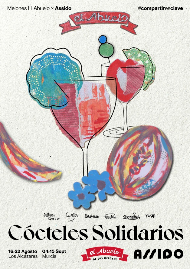 ASSIDOMURCIA's tweet image. 👏👏 Un aplauso para los Cócteles Solidarios de Melones El Abuelo 🍹💛😊 @Meloneselabuelo 
Del 14 al 23 de agosto, Los Alcázares se llenará de sabor y de solidaridad con sus refrescantes cócteles de melón.

Los beneficios de esta edición impulsarán nuevos proyectos de ASSIDO.