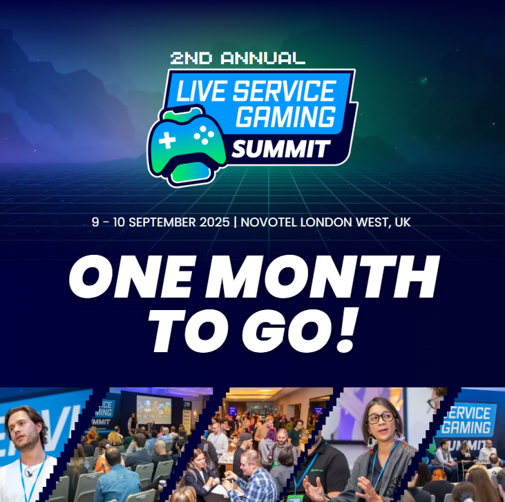 Blimey its just a month to go till the @LiveServiceGamingSummit 

I'm giving a masterclass on the use of Data with LiveOps!  Check it out!!

lsgsummit.com