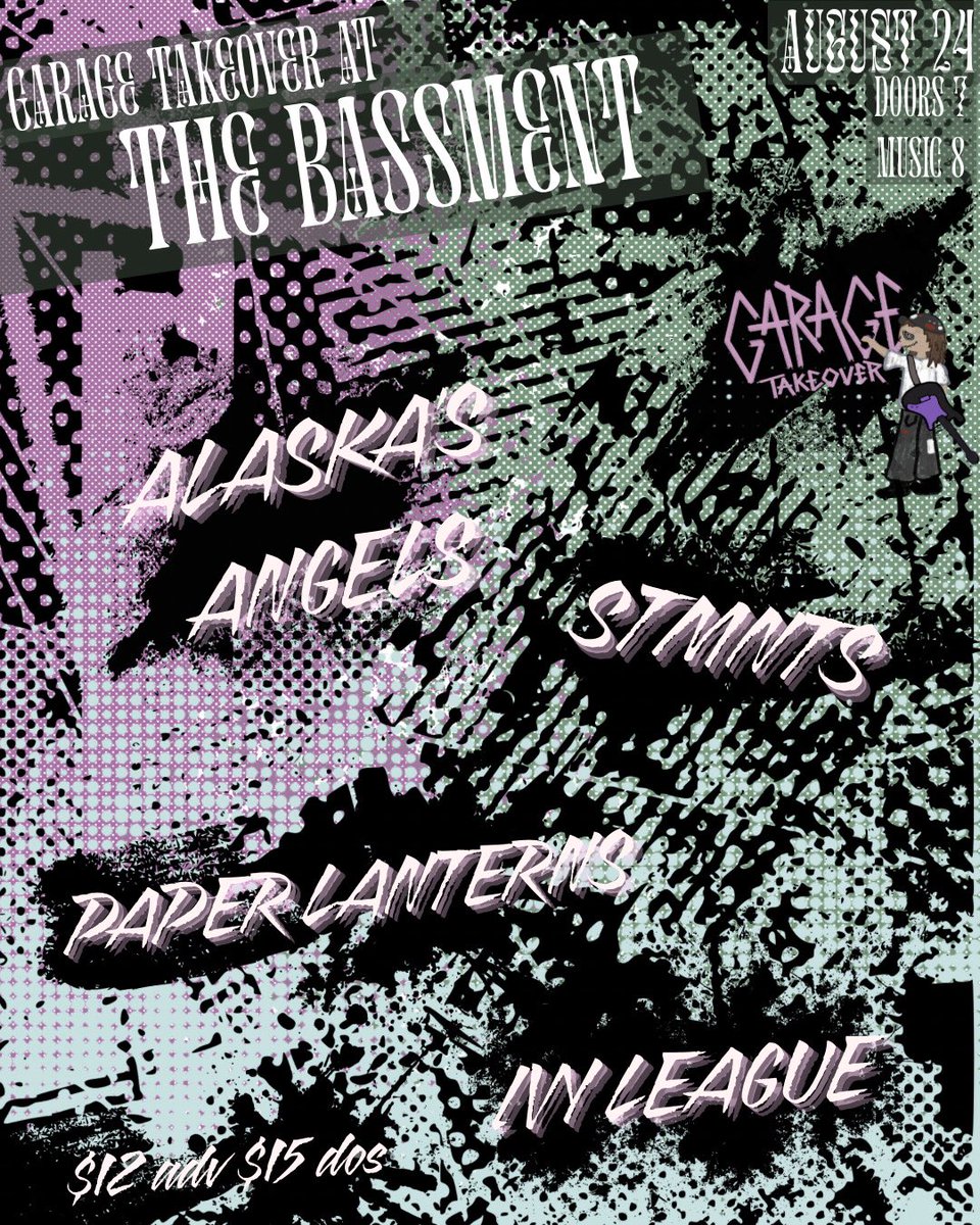 We are really sorry to announce, but personal matters have come up for one of our band members that require our attention, and we won’t be able to play Fridays show at The Garage. My Heart My Anchor is filling in and they’ll crush it. We’ll see you all Aug 24th 🖤