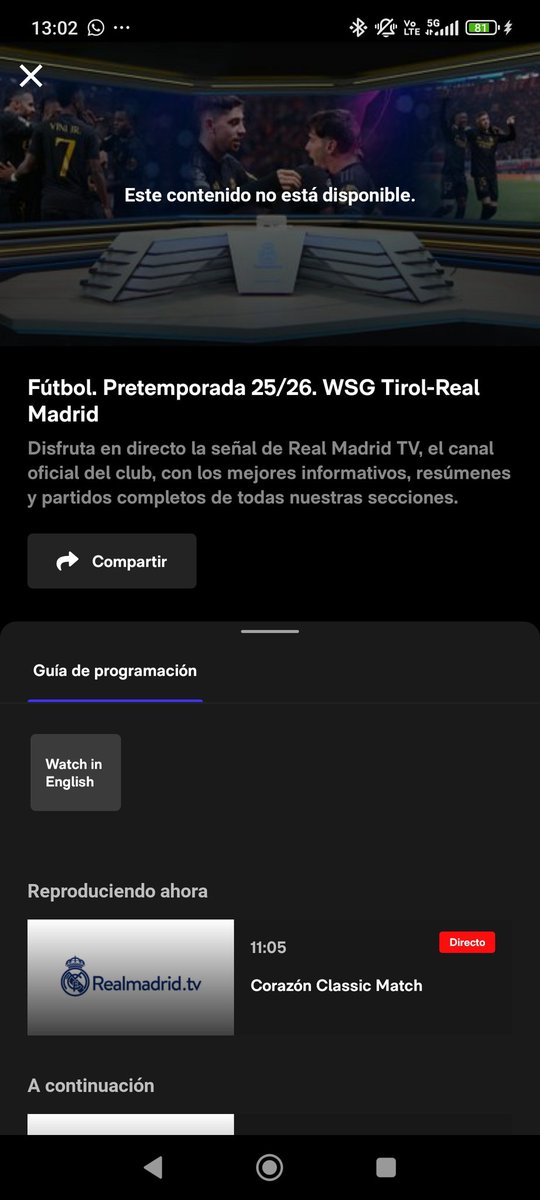 ricardom7's tweet photo. @realmadrid no se puede ver el partido de pretemporada https://t.co/yn2SM1OPK4