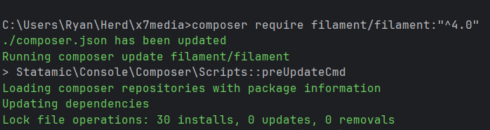 Ryan Bilesky (@ryanwebdev) on Twitter photo What better way to celebrate the release of <a href="/filamentphp/">Filament 🦒</a> v4 than installing it onto my own website to power my eventual client portal and custom CRM backend. What better way to celebrate the release of <a href="/filamentphp/">Filament 🦒</a> v4 than installing it onto my own website to power my eventual client portal and custom CRM backend.