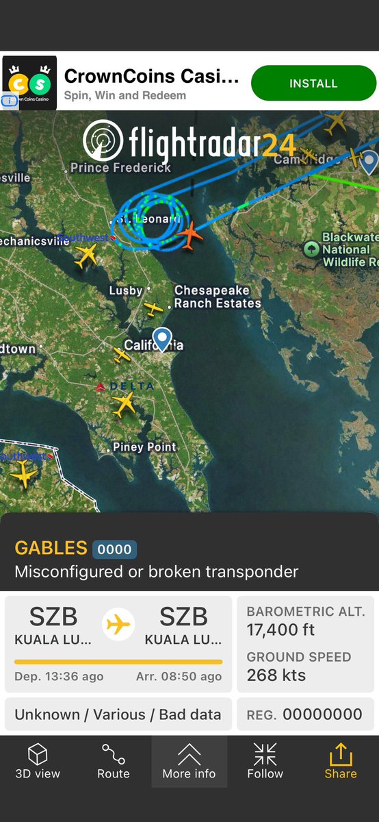 southtx1's tweet photo. @flightradar24 @AppStore https://t.co/IbTvxUtLdB
