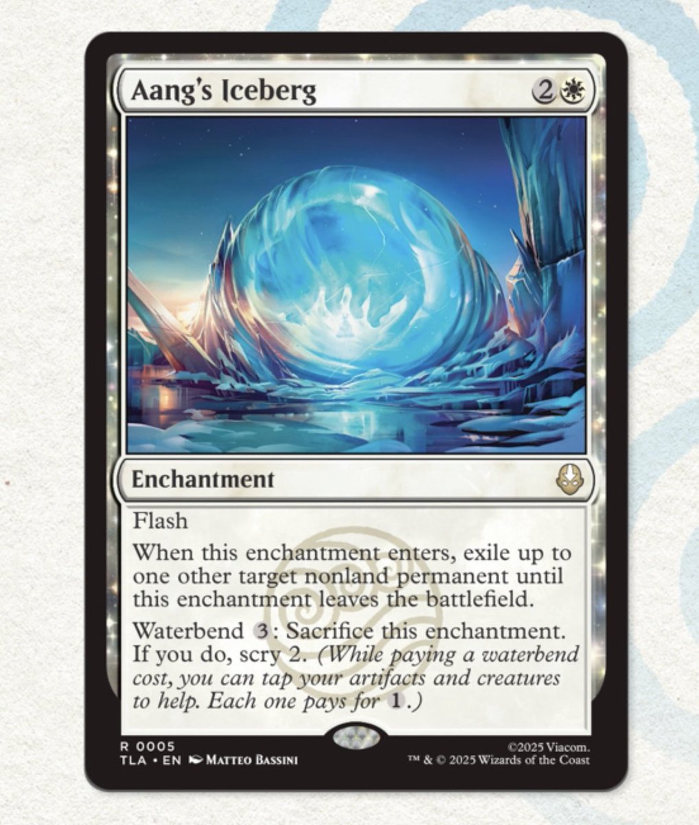 On sait enfin ce que la capacité Waterbend fait…

Nouvelle capacité à venir dans Avatar Le Maître de l’air (novembre)

#mtgxatla #mtgreveals