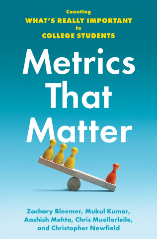 Available at #TXSTUniversityLibraries, "Metrics That Matter: Counting What's Really Important to College Students" by <a href="/zbleemer/">Zachary Bleemer</a> , Mukul Kumar, Aashish Mehta,
<a href="/CMuellerleile/">Chris Muellerleile</a>, and Christopher Newfield <a href="/cnewf/">Christopher Newfield</a>
via <a href="/JHUPress/">Hopkins Press</a> txst.locate.ebsco.com/instances/7d28…
