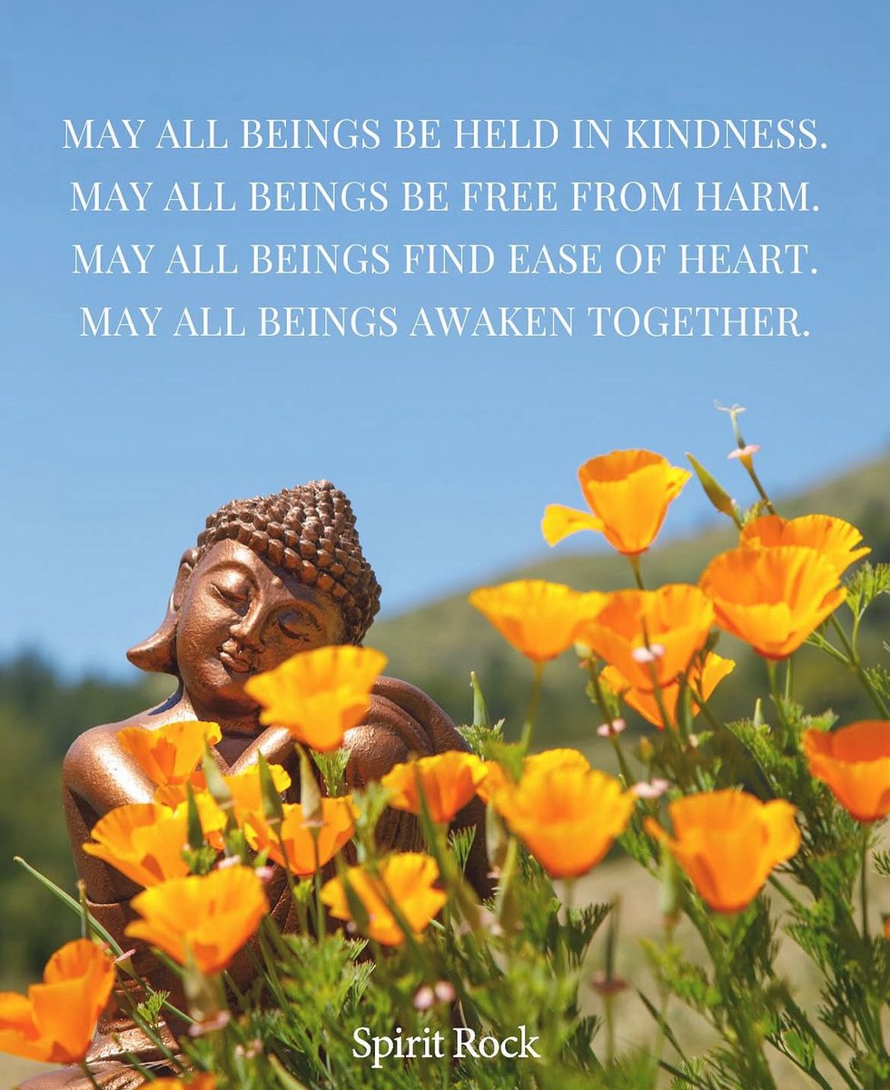 May your week ahead be filled with the grace of loving kindness. 🧡

#metta #spiritrock #meditation #lovingkindness #mindfulness