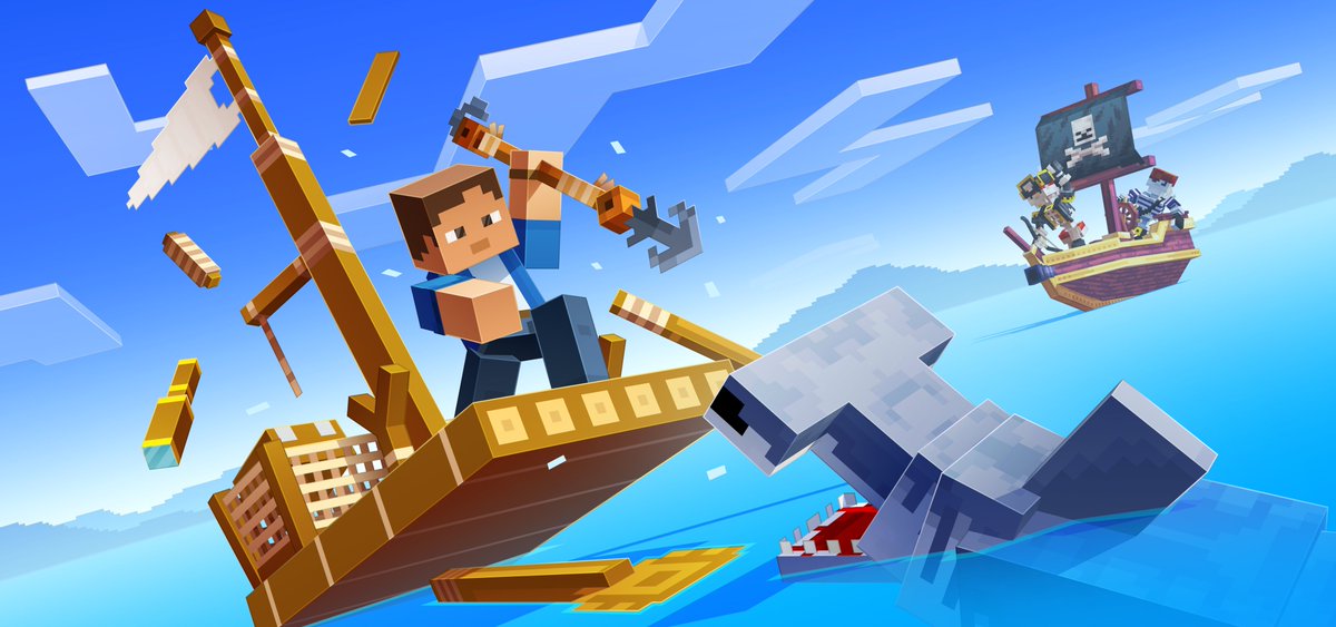 squaredstudio_'s tweet image. Raft Full Artwork! 🌊🦈
#Minecraft #Raft #Minecraft建築コミュ #Art