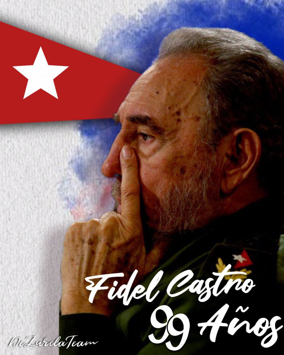 Este perfil mañana celebra el 99 Aniversario del natalicio de nuestro comandante #99Aniversario #FidelPorSiempre #DeZurdaTeam