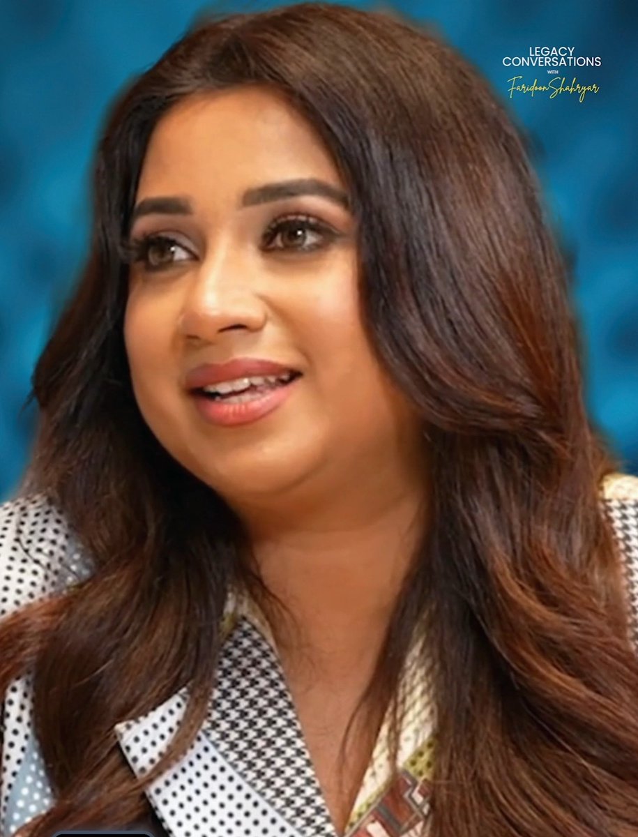 iFaridoon's tweet photo. Editing @shreyaghoshal 's Legacy Conversation is a feast. Her voice is so melodious even when she talks. She talks from the heart and is a dreamer who makes millions feel blessed that Shreya exists. 

Its a one hour Conversation of sheer bliss!!!! https://t.co/izO0gNWgEJ
