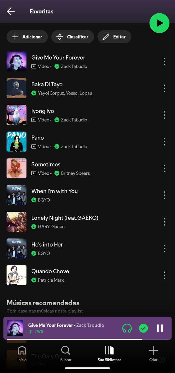 Música que mais tô ouvindo no momento❤️