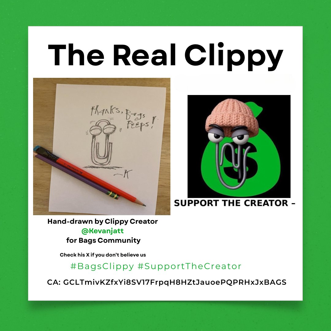 Manner Plating (@mannerplating) on Twitter photo Thank you <a href="/kevanjatt/">kevan "with an A" atteberry</a> What an amazing gift you have given to our $Clippy community to show your support!
CA: GCLTmivKZfxYi8SV17FrpqH8HZtJauoePQPRHxJxBAGS Thank you <a href="/kevanjatt/">kevan "with an A" atteberry</a> What an amazing gift you have given to our $Clippy community to show your support!
CA: GCLTmivKZfxYi8SV17FrpqH8HZtJauoePQPRHxJxBAGS