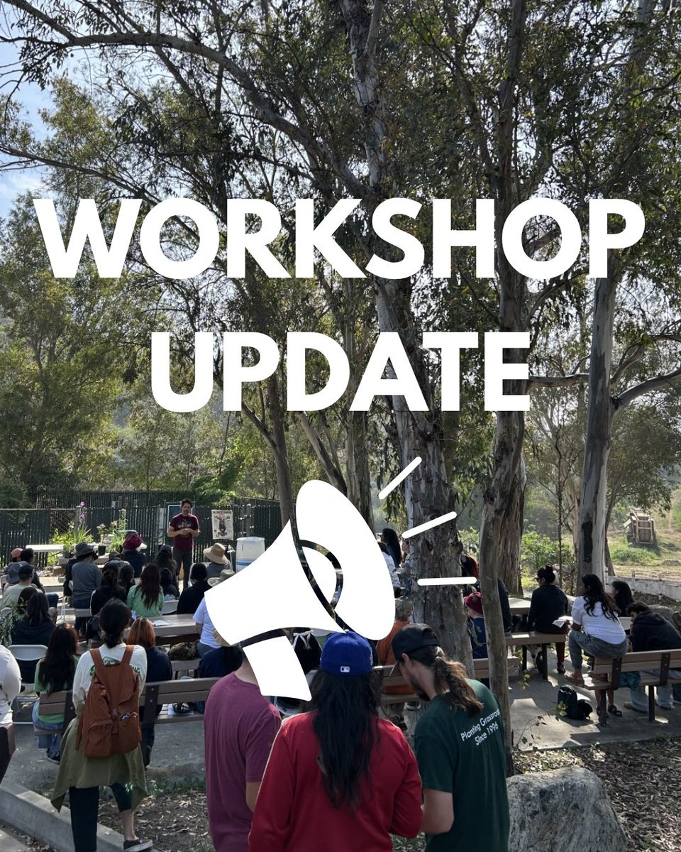 Pacoima Beautiful (@pb__community) on Twitter photo The Urban Gardening portion of the LA Sanitation Home Composting Workshop has been canceled until further notice. The Home Composting segment will still take place as scheduled — just without the gardening portion.
We look forward to seeing you at the next composting session! The Urban Gardening portion of the LA Sanitation Home Composting Workshop has been canceled until further notice. The Home Composting segment will still take place as scheduled — just without the gardening portion.
We look forward to seeing you at the next composting session!