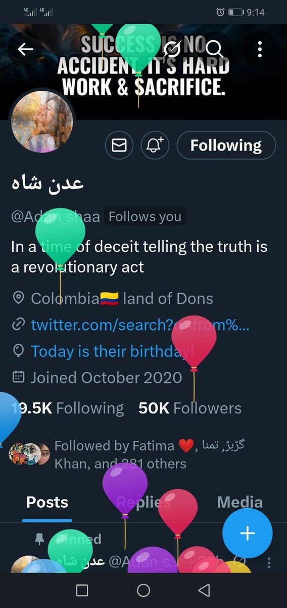 جنم دن مبارک۔ شاہ جی۔۔🎉🎂
<a href="/Adan_shaa/">عدن شاہ</a> 
<a href="/Adan_shaa1/">عدن شاہ</a>
🎉💝🎂💝🎉🎉🎉 
اللہ پاک لمبی برکتوں والی محبت اور خوشیوں بھری زندگی دے آمین🤲
Happy Brithday to You❣️🎉💝🎉💝🎉💝🎉💝🎉