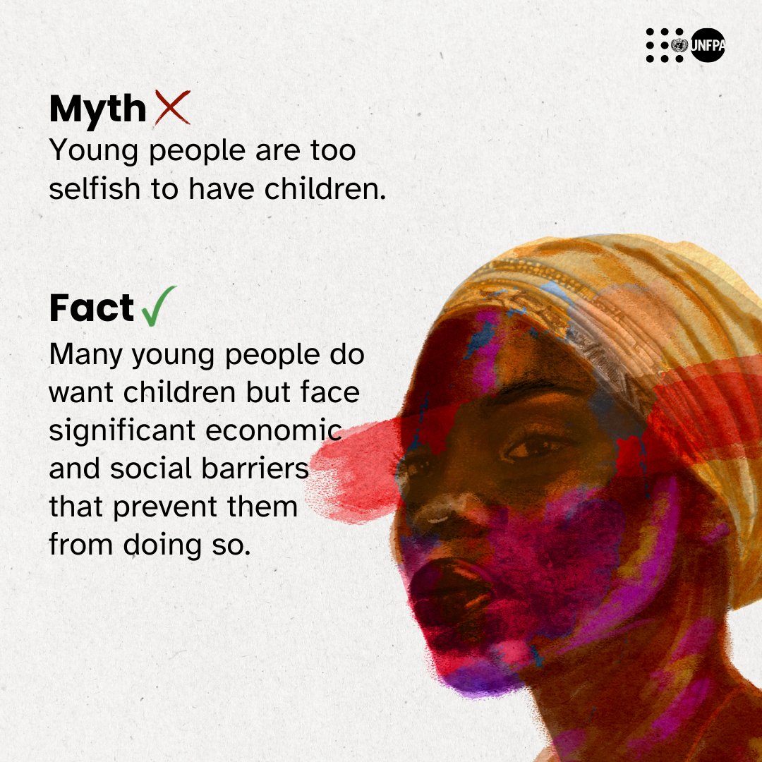 UNFPA Malawi (@unfpamalawi) on Twitter photo 📢 Not wanting kids isn’t selfish.
But for many who do, starting a family is harder than it should be.
<a href="/UNFPA/">UNFPA</a> unpacks #TheRealFertilityCrisis.
unf.pa/43UNzeW 📢 Not wanting kids isn’t selfish.
But for many who do, starting a family is harder than it should be.
<a href="/UNFPA/">UNFPA</a> unpacks #TheRealFertilityCrisis.
unf.pa/43UNzeW
