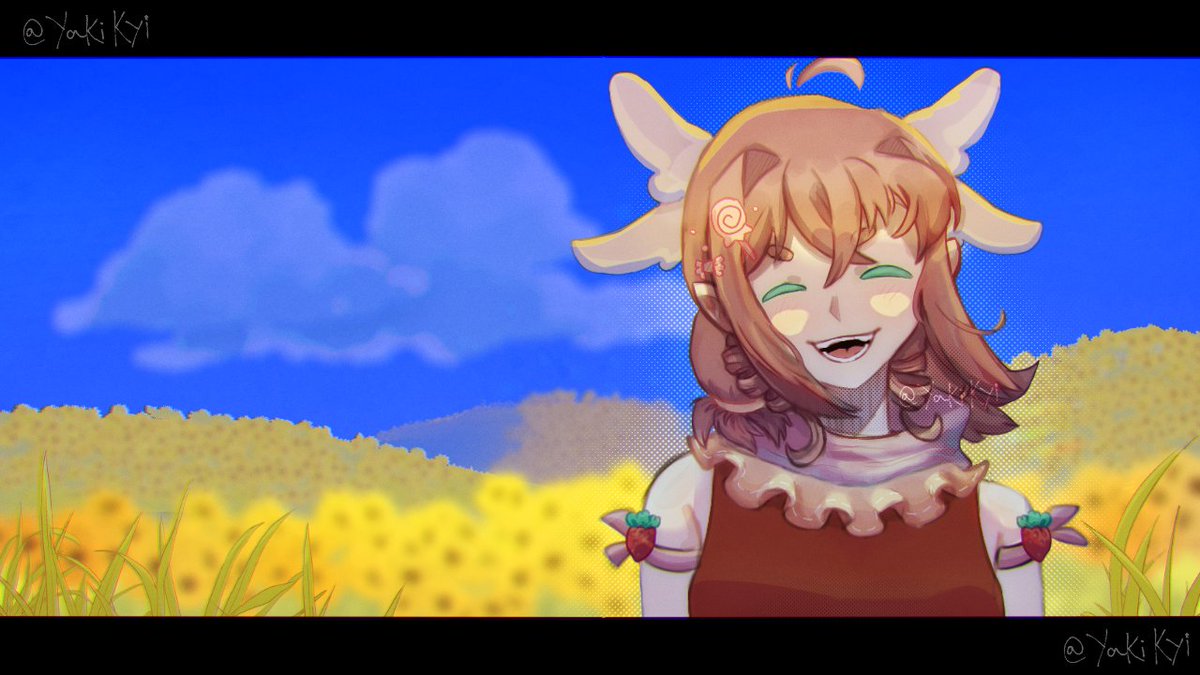 YakiKyi's tweet photo. gift for my friend Chomi :) https://t.co/T71vHbQcE4