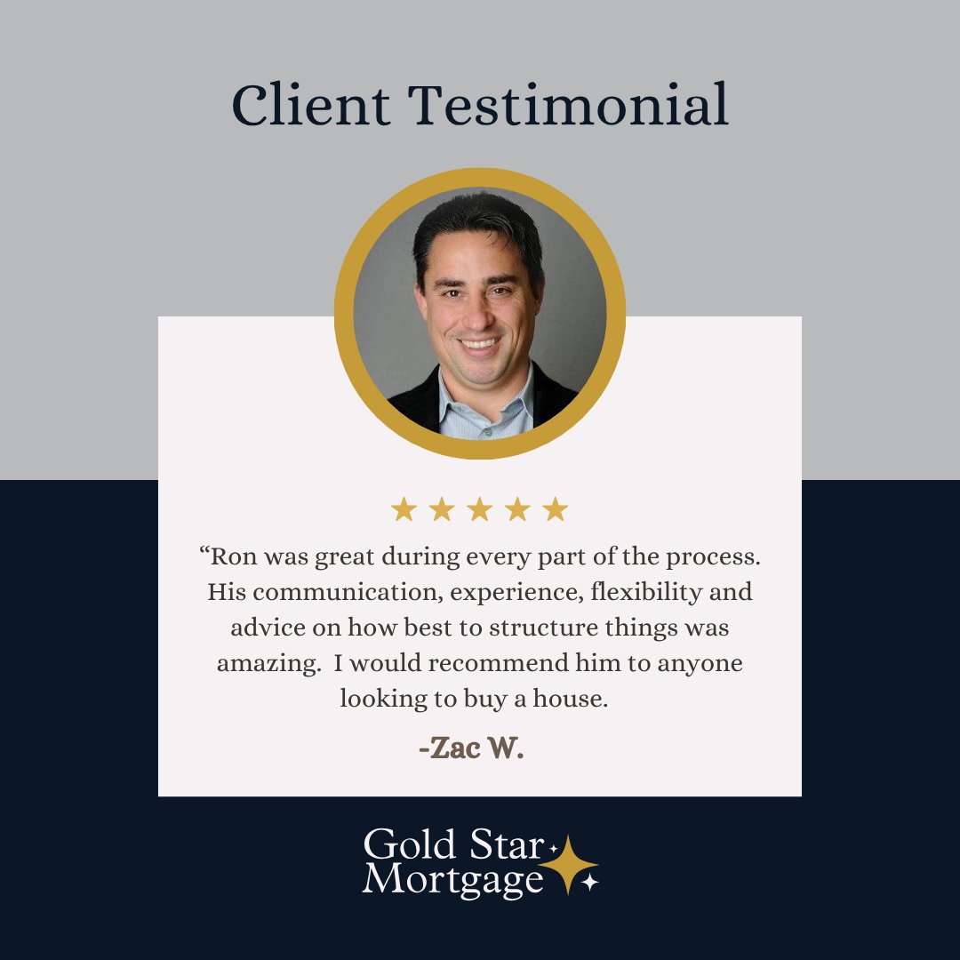 GoldStarMtg's tweet image. Big shoutout to Ron Andrusiak for making the homebuying process smooth, simple, and stress-free. Clients love working with him—and it shows. 👏

#ClientTestimonial #HomebuyingHelp #LoanExpert #GoldStarMortgage
