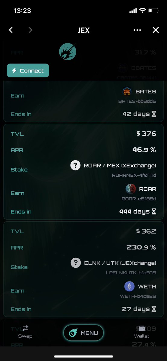 $ROAR š¦š„HighSpeX Advisoryš (@roarhighspex) on Twitter photo Message to all $ROAR holder and <a href="/MultiversX/">Multiversį½</a> supporter !
Did you know that you can win up to 46% APY for the next 444 days by making a pool
ROAR/MEX on Xexchange and staking your LP on <a href="/JEXchangeDefi/">JEX āļø</a> ?
Doing that you are helping the stability and helping roar growing ;) Message to all $ROAR holder and <a href="/MultiversX/">Multiversį½</a> supporter !
Did you know that you can win up to 46% APY for the next 444 days by making a pool
ROAR/MEX on Xexchange and staking your LP on <a href="/JEXchangeDefi/">JEX āļø</a> ?
Doing that you are helping the stability and helping roar growing ;)