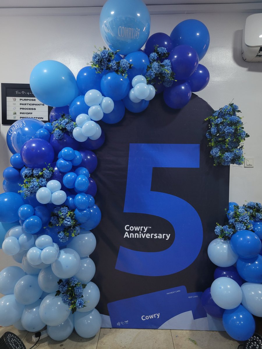 paywithcowry's tweet photo. A quick look at how Cowry @ 5 anniversary went down!
It was nothing short of amazing, thanks to everyone who has been a part of our history, and cheers to many more years to come!
#paywithcowry #cowrycard #cowryat5 https://t.co/NrAJDpeU3y