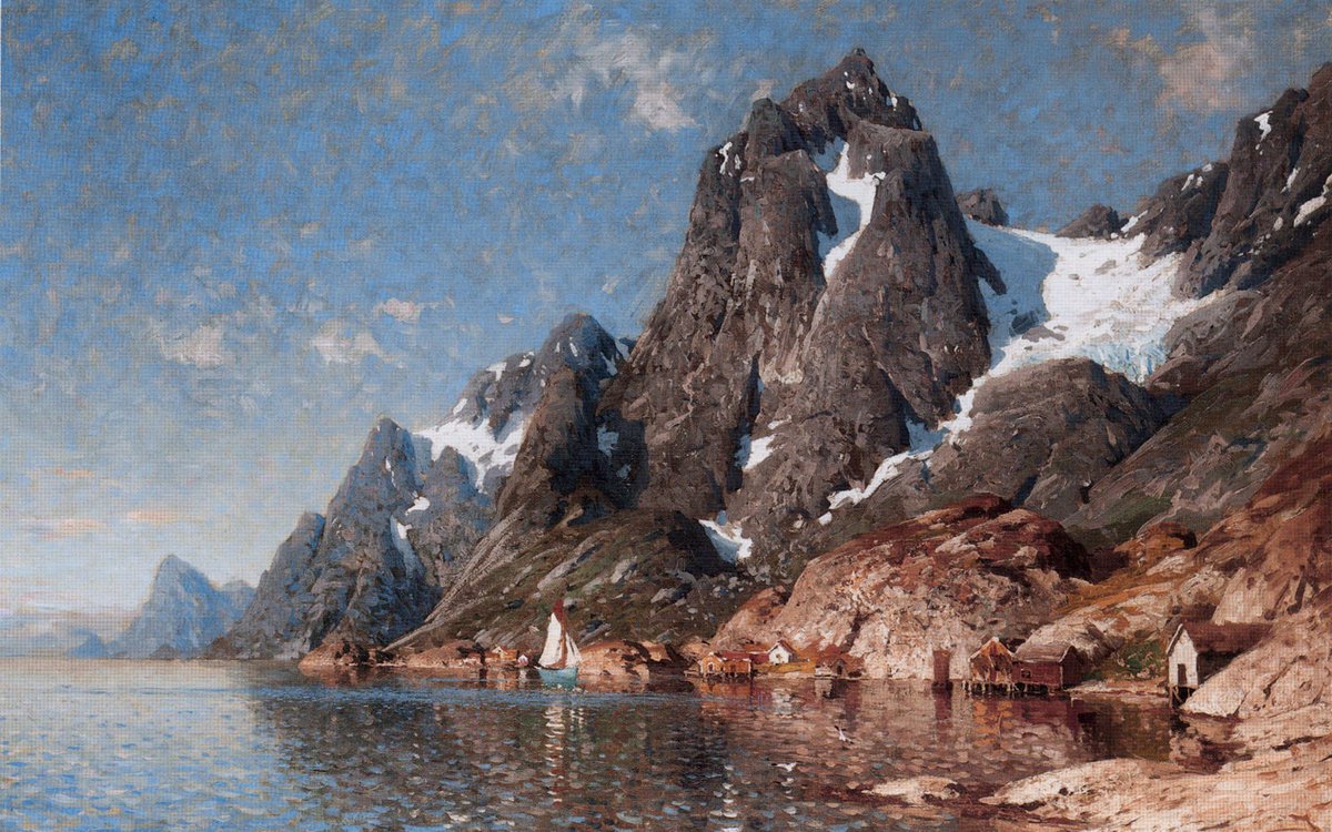 echoesofthearts's tweet photo. The north by Adelsteen Normann (1848–1918) https://t.co/56c017coCT