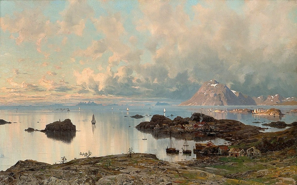 echoesofthearts's tweet photo. The north by Adelsteen Normann (1848–1918) https://t.co/56c017coCT