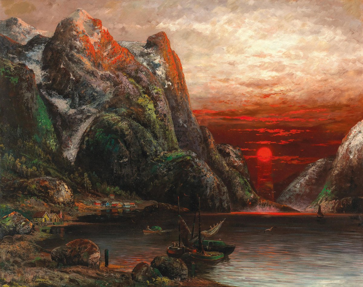echoesofthearts's tweet photo. The north by Adelsteen Normann (1848–1918) https://t.co/56c017coCT