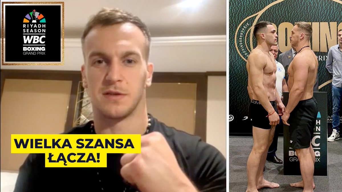 Lucky Punch (@luckypunchpl) on Twitter photo Trzymamy kciuki za Piotra Łącza! Jutro walka z Kevinem Ramirezem w ćwierćfinale turnieju <a href="/WBCBoxing/">World Boxing Council</a>. Dziś jeszcze wpadła dodatkowa rozmówka na kanał, kilka godzin po oficjalnym ważeniu. Jutro rano starcie w Rijadzie! WAR! <a href="/Piotrl98/">Piotr Łącz</a> <a href="/PunchCoach/">Łukasz Brudny</a> <a href="/knockoutprm/">Knockout Boxing Night</a> Trzymamy kciuki za Piotra Łącza! Jutro walka z Kevinem Ramirezem w ćwierćfinale turnieju <a href="/WBCBoxing/">World Boxing Council</a>. Dziś jeszcze wpadła dodatkowa rozmówka na kanał, kilka godzin po oficjalnym ważeniu. Jutro rano starcie w Rijadzie! WAR! <a href="/Piotrl98/">Piotr Łącz</a> <a href="/PunchCoach/">Łukasz Brudny</a> <a href="/knockoutprm/">Knockout Boxing Night</a>