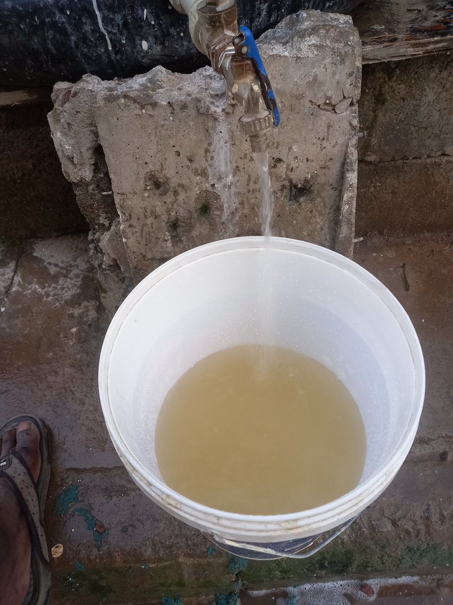 #mbale 

Us busy in the battlefield with typhoid.
Uganda National water is busy providing more support to typhoid.
Look at the water your giving people of mbale city.

<a href="/nwscug/">NWSC 🇺🇬</a>. 
<a href="/MinofHealthUG/">Ministry of Health- Uganda</a>