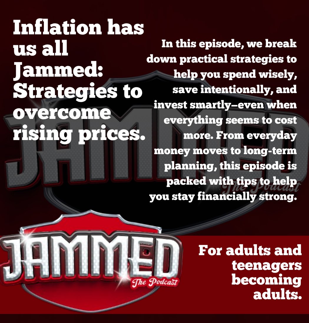Podcast Stories (an Overlord service) (@pds_ol) on Twitter photo Jammed The Podcast <a href="/jammedpodcast/">Jammed The Podcast</a>
Episode: Inflation has us all Jammed: Strategies to overcome rising prices.
<a href="/sports_ol/">Sports Overlord</a> @things_ol <a href="/tpc_ol/">Clynt 'Nay Nay' Montgomery, The Podcast Collector</a> <a href="/pds_ol/">Podcast Stories w/Garrett Loomer</a> <a href="/ncore_ol/">Nerdcore Overlord</a> @band_ol <a href="/pbreak_ol/">Podcast Breakdown /w Vivian Acosta</a>
Linktree linktr.ee/Jammedpodcast
Store jammed-the-podcast.printify.me
website sites.google.com/view/jammed-po… Jammed The Podcast <a href="/jammedpodcast/">Jammed The Podcast</a>
Episode: Inflation has us all Jammed: Strategies to overcome rising prices.
<a href="/sports_ol/">Sports Overlord</a> @things_ol <a href="/tpc_ol/">Clynt 'Nay Nay' Montgomery, The Podcast Collector</a> <a href="/pds_ol/">Podcast Stories w/Garrett Loomer</a> <a href="/ncore_ol/">Nerdcore Overlord</a> @band_ol <a href="/pbreak_ol/">Podcast Breakdown /w Vivian Acosta</a>
Linktree linktr.ee/Jammedpodcast
Store jammed-the-podcast.printify.me
website sites.google.com/view/jammed-po…