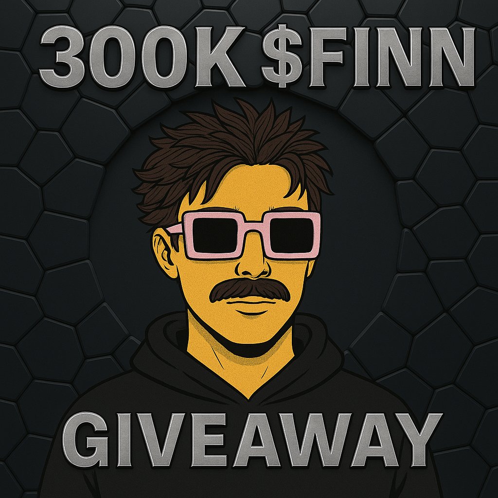 we wouldnt have made it 3 months without the community 

so lets do a 300k $FINN giveaway!

like + repost + comment + follow <a href="/FinnOnBagsApp/">$FINN on Bags</a> &amp; <a href="/BagsApp/">BAGS</a>