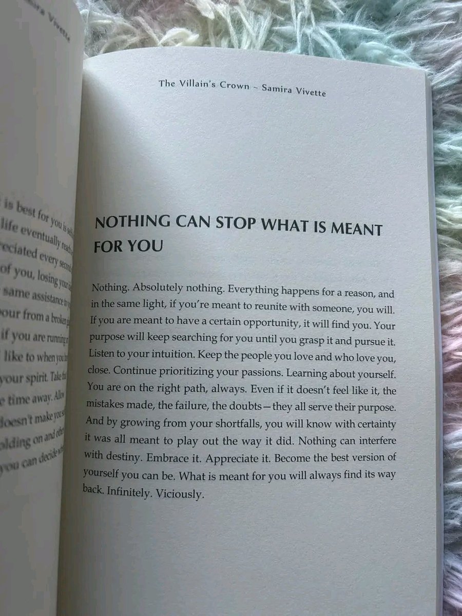 Nothing can stop what Is meant for you