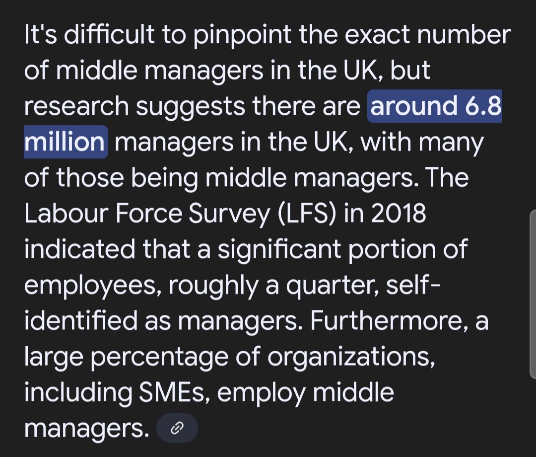 The UK adult population is roughly 52.2 million people. Thirteen percent of 52.2 million is 6.7 million.