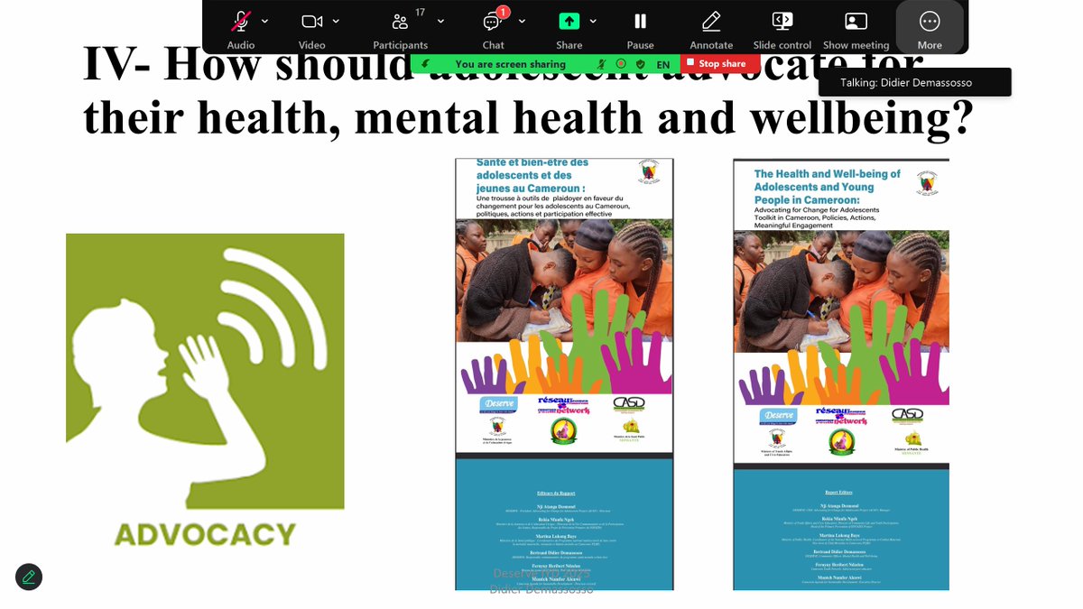 DeserveTweet's tweet photo. @DeserveTweet Community Officer, @DDemassosso during the #InternationalYouthDay webinar on adolescent health &amp; well-being,  presented the #ACAPToolkit, spotlighting adolescence, advocacy &amp; youth development. A call to action for informed change! #YouthForSDGs #AdolescentWellbeing https://t.co/y7gNzxcDY0