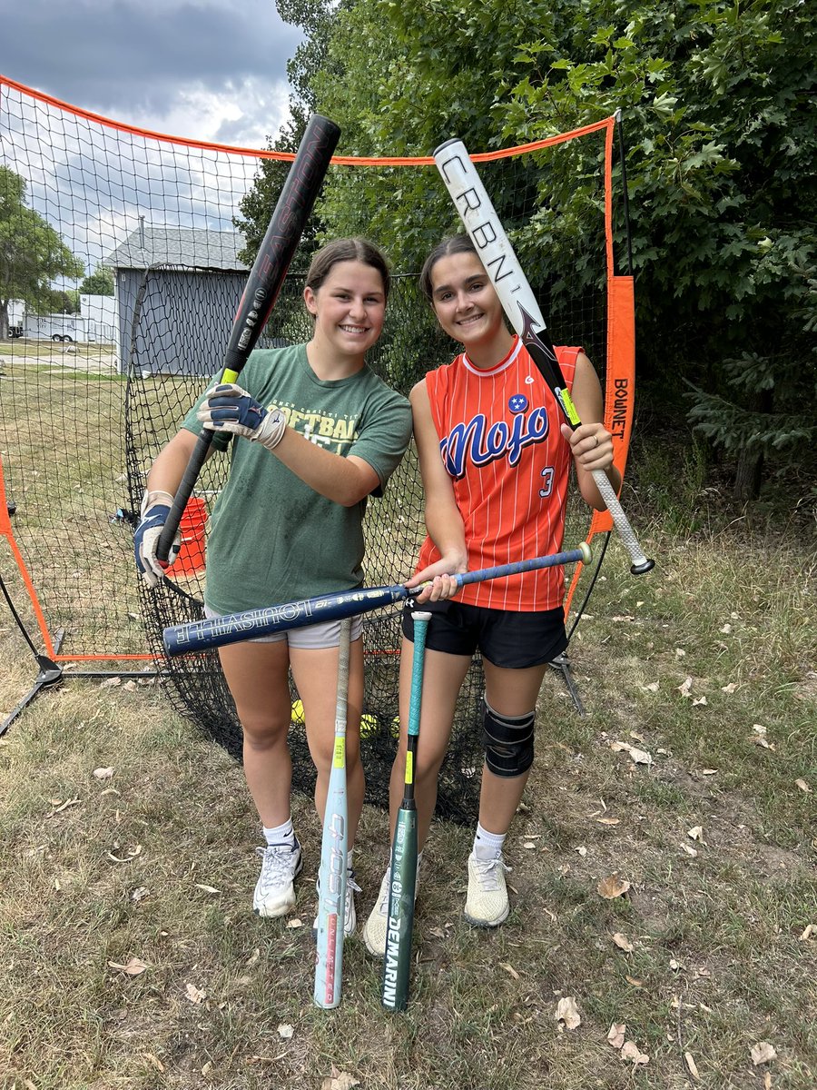 Abby (@abbymarek03) on Twitter photo Had so much fun testing out some demo bats today with my girl <a href="/olliepowers01/">Ollie Powers</a> !
Which one is your fav??
<a href="/TNMojoMarek/">Darci Marek</a>
<a href="/gatorjack72/">Girls In The Game</a>
<a href="/Coast2CoastBSM/">Coast 2 Coast Recruiting</a>
<a href="/CollegeBDJocks/">College Bound Jocks</a>
<a href="/DirectRecruits/">Direct Recruits</a>
<a href="/SBRRetweets/">Softball Recruiting Reposts</a>
<a href="/SoftballDown/">Down South Softball</a>
<a href="/GVSUSoftball/">GVSU Softball</a>
<a href="/PBAUniversity/">Palm Beach Atlantic</a>
<a href="/SVSU/">SVSU</a>
<a href="/FSCFRAS2015/">FloridaSouthern FRAS</a> Had so much fun testing out some demo bats today with my girl <a href="/olliepowers01/">Ollie Powers</a> !
Which one is your fav??
<a href="/TNMojoMarek/">Darci Marek</a>
<a href="/gatorjack72/">Girls In The Game</a>
<a href="/Coast2CoastBSM/">Coast 2 Coast Recruiting</a>
<a href="/CollegeBDJocks/">College Bound Jocks</a>
<a href="/DirectRecruits/">Direct Recruits</a>
<a href="/SBRRetweets/">Softball Recruiting Reposts</a>
<a href="/SoftballDown/">Down South Softball</a>
<a href="/GVSUSoftball/">GVSU Softball</a>
<a href="/PBAUniversity/">Palm Beach Atlantic</a>
<a href="/SVSU/">SVSU</a>
<a href="/FSCFRAS2015/">FloridaSouthern FRAS</a>
