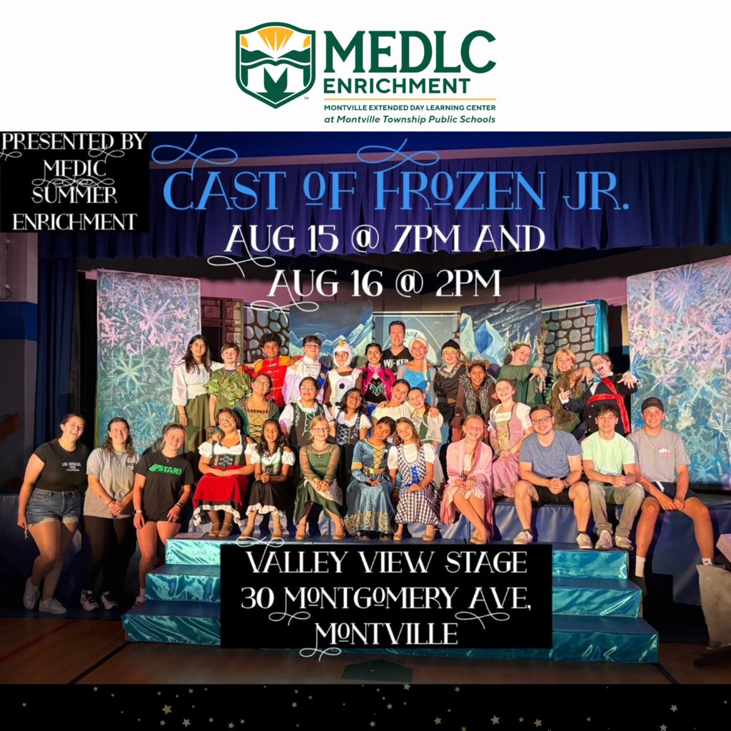 Paws_Pride's tweet photo. Disney’s FROZEN JR! MEDLC Enrichment! At  #ValleyView! Fri, Aug 15 (7pm) &amp; Sat, Aug 16 (2PM).Directed by renowned music teacher Jordan Green! And featuring #MTPS students in grades 4 through 11. TKTS - $10:adults &amp; $8:children. INFO: https://t.co/EQMp0tu0GA https://t.co/IZuaoGh2kW