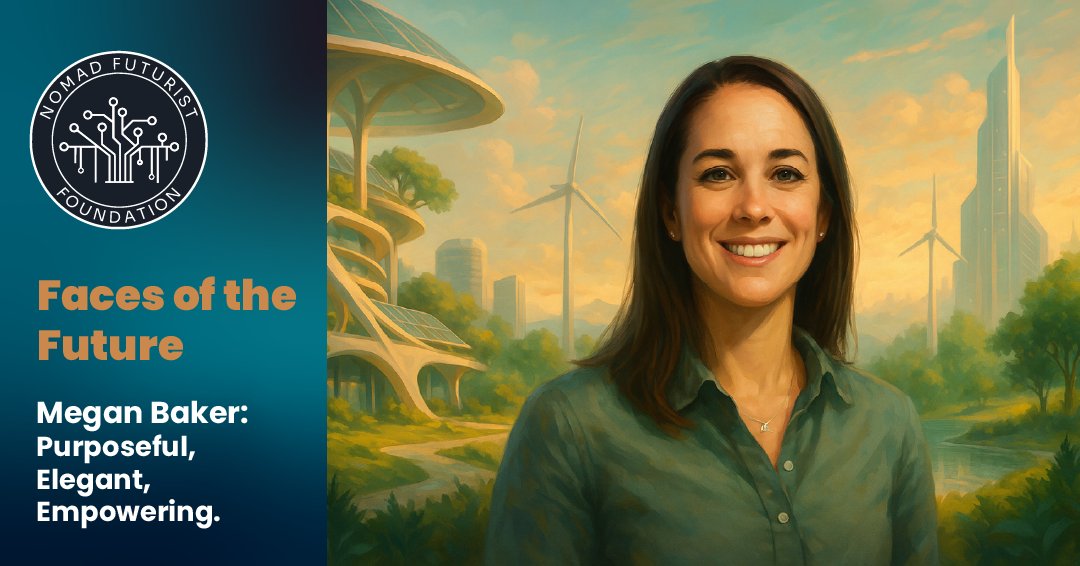 🌍 Faces of the Future | Megan Baker, @‌NomadFuturist Ambassador

“Believing in a better tomorrow means investing in the #NextGen."

We’re connecting students &amp; educators to real-world experiences in #DigitalInfrastructure.

📩 DM us to get involved.