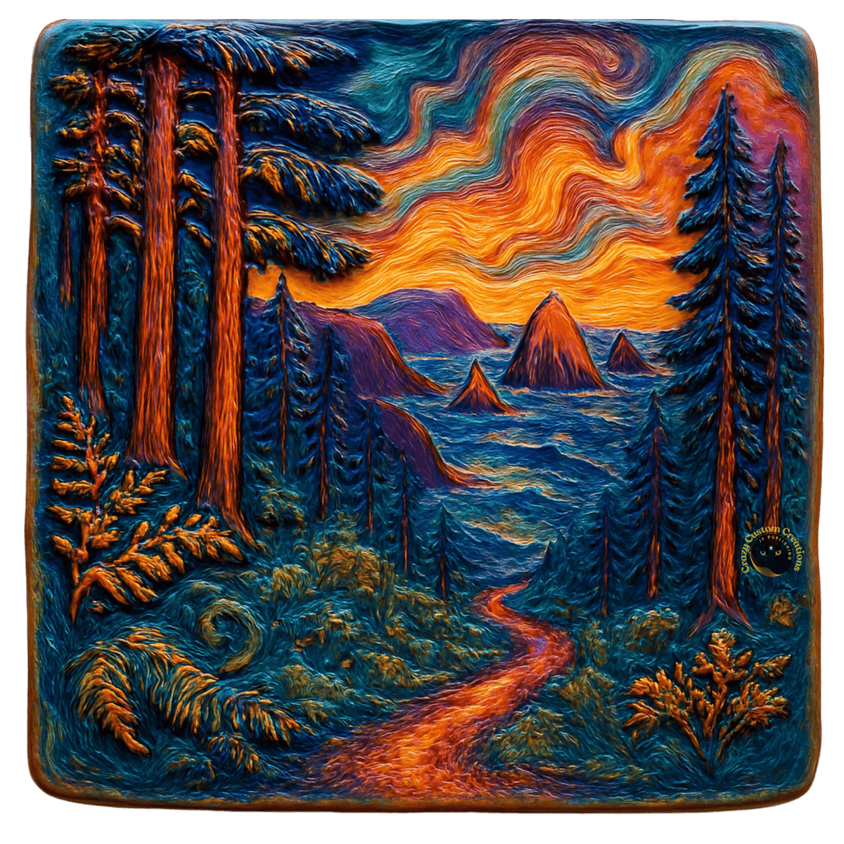 JohnPar21535321's tweet photo. Crazy Sez: "Forestscape in Living Color"
A tribute to Oregon’s coast, saturated glaze, rich texture, and bold form. For collectors who value regional storytelling and tactile depth.
https://t.co/8rUozDJMNU
#nft #nfts #nftdrops #digitalarts #NFTartist #OregonArt #SculpturalArt https://t.co/itcvYilWyF