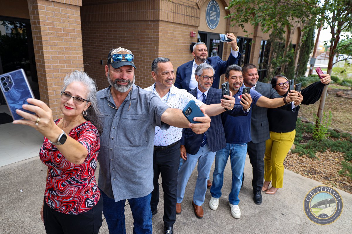 City of Pharr (@pharrtx) on Twitter photo Check out our #CityHallSelfieDay!
Every August 12th, communities worldwide participate in this tradition, organized by @elgl50, to celebrate public service and showcase local pride.
We’re proud of our amazing city staff and leaders who keep things running every day! Check out our #CityHallSelfieDay!
Every August 12th, communities worldwide participate in this tradition, organized by @elgl50, to celebrate public service and showcase local pride.
We’re proud of our amazing city staff and leaders who keep things running every day!