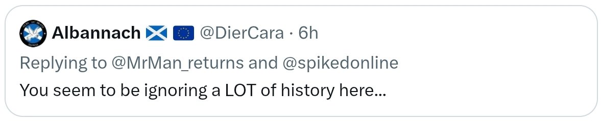 Ahh!  Now comes a rando, anonymous nobody foreigner to lecture incorrectly as well as stupidly about American history that she wasn't alive for and didn't experience in any way.  Prepare for her Wikipedia, PinkNews, trans Reddit, trans propagandists from womenshistory(dot)org