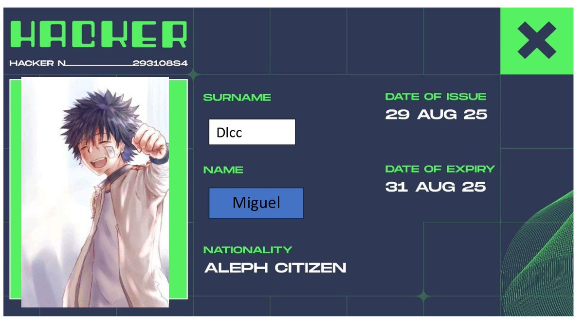 My passport for <a href="/alephhackathon/">Aleph Hackathon</a> . go ahead!