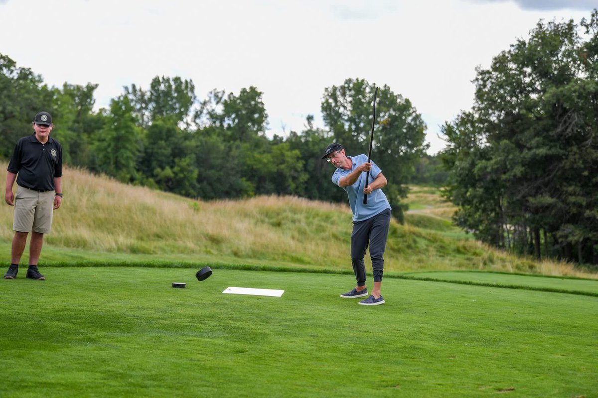 ⛳️ Less than 48 hours ‘til tee time.
Yes—it’s a fundraiser. But it’s also our shot to share the HF story right on the fairway. Every hole packs an adaptive hockey experience—giving golfers a taste of the grit, skill &amp; heart it takes to play. Pumped! Ready!💥#HockeyChangesLives