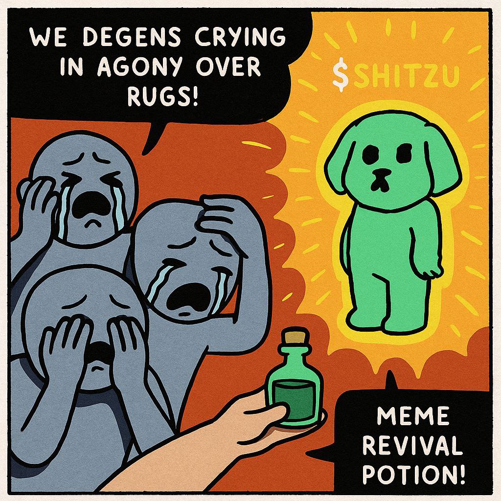 S̴H̶I̶T̴Z̵U̴ (@shitzuonnear) on Twitter photo We’ve all been there when our bags were drained, trust broken, timelines filled with rugs.
But every once in a while, some real play showed up. The likes of <a href="/forgive_me_AI/">forgive_me_father</a>
<a href="/4illia_/">illia4NEAR</a>
<a href="/GnearAi/">GNEAR</a> et others.
But now — something that feels like home.
$SHITZU — A reminder that Web3 is We’ve all been there when our bags were drained, trust broken, timelines filled with rugs.
But every once in a while, some real play showed up. The likes of <a href="/forgive_me_AI/">forgive_me_father</a>
<a href="/4illia_/">illia4NEAR</a>
<a href="/GnearAi/">GNEAR</a> et others.
But now — something that feels like home.
$SHITZU — A reminder that Web3 is