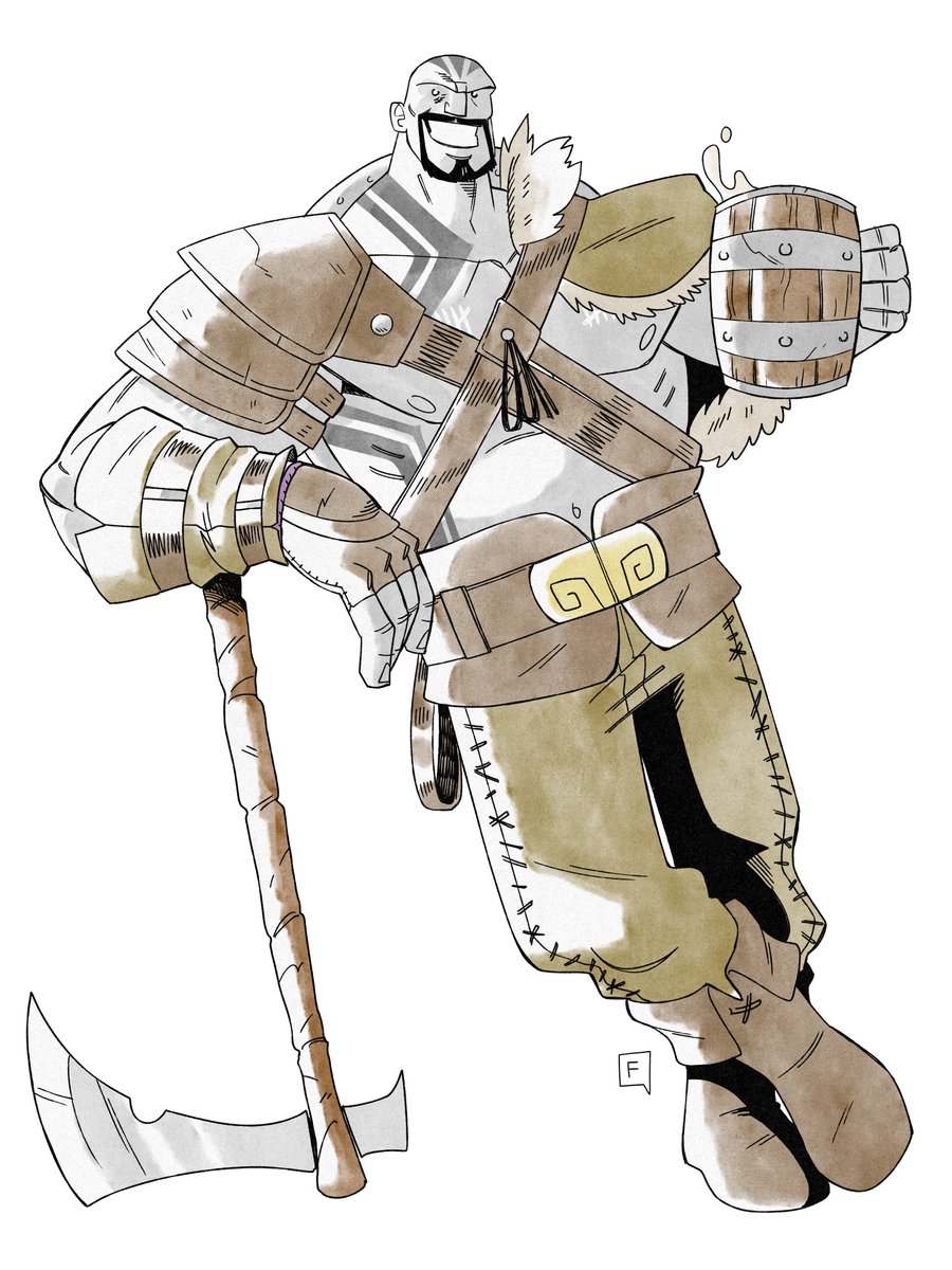 commissions de D&amp;D! testei um estilo novo de pintura e achei divertido